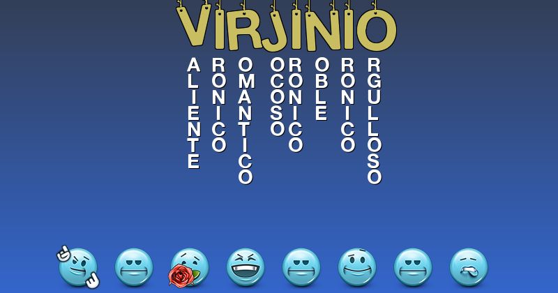 Emoticones para virjinio - Emoticones para tu nombre