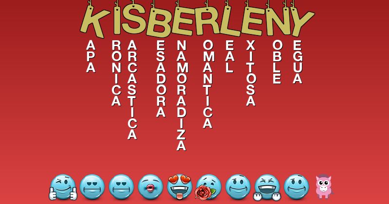 Emoticones para kisberleny - Emoticones para tu nombre