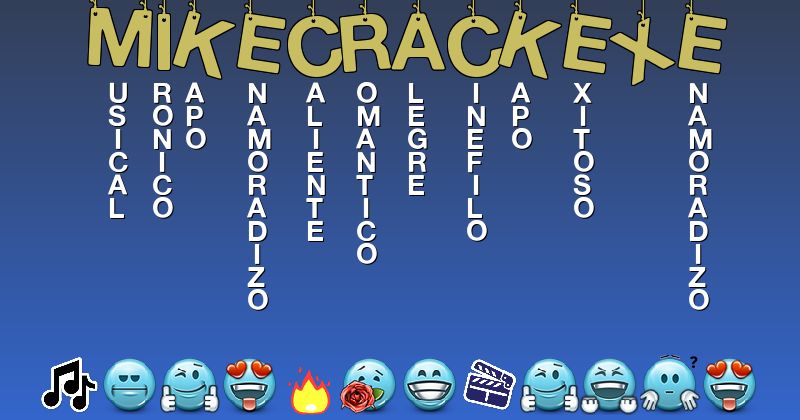 Emoticones para mikecrack.exe - Emoticones para tu nombre