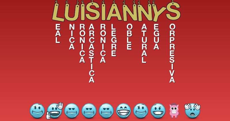 Emoticones para luisiannys - Emoticones para tu nombre