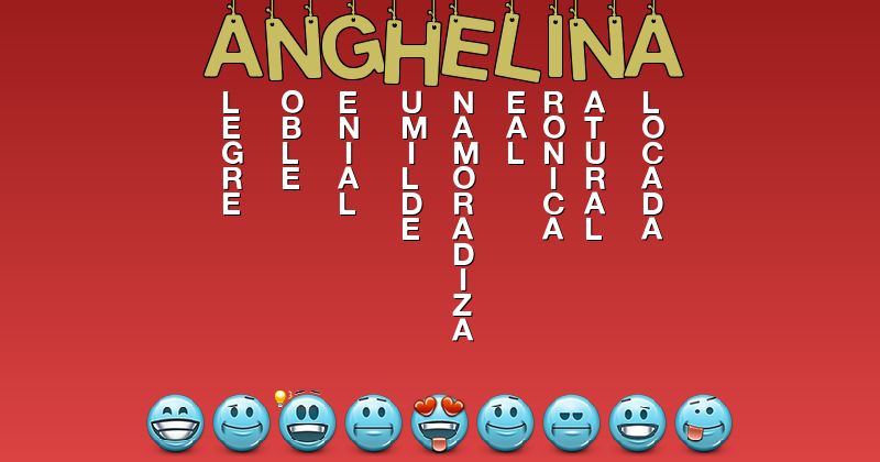 Emoticones para anghelina - Emoticones para tu nombre