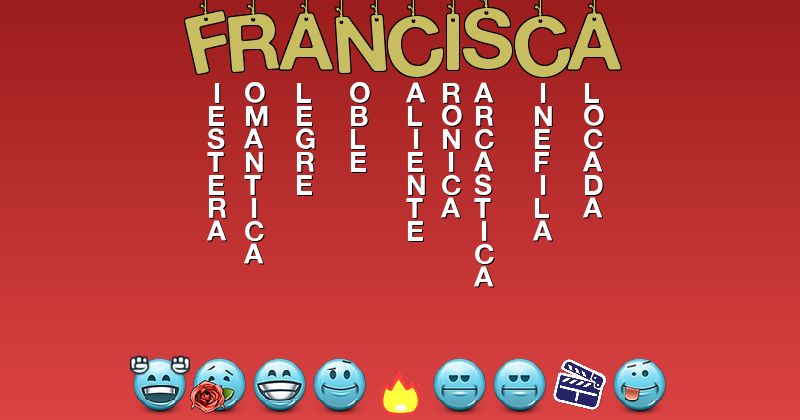 Emoticones para francisca - Emoticones para tu nombre