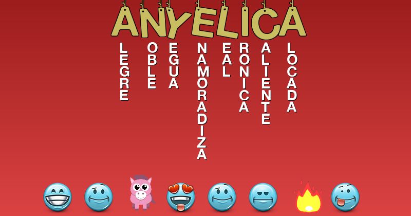 Emoticones para anyelica - Emoticones para tu nombre