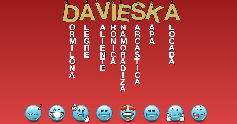 Emoticones para davieska - Emoticones para tu nombre