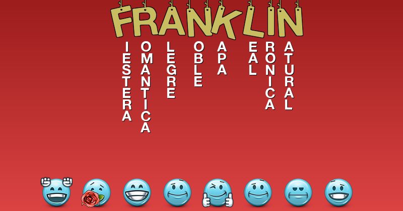 Emoticones para franklin - Emoticones para tu nombre