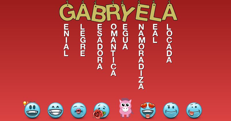 Emoticones para gabryela - Emoticones para tu nombre