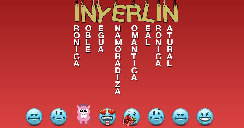 Emoticones para inyerlin - Emoticones para tu nombre