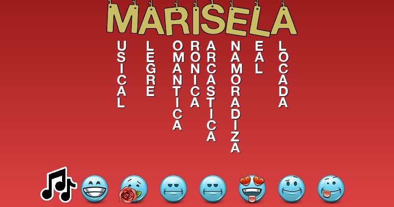 Emoticones para marisela - Emoticones para tu nombre