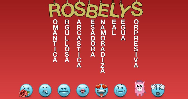 Emoticones para rosbelys - Emoticones para tu nombre