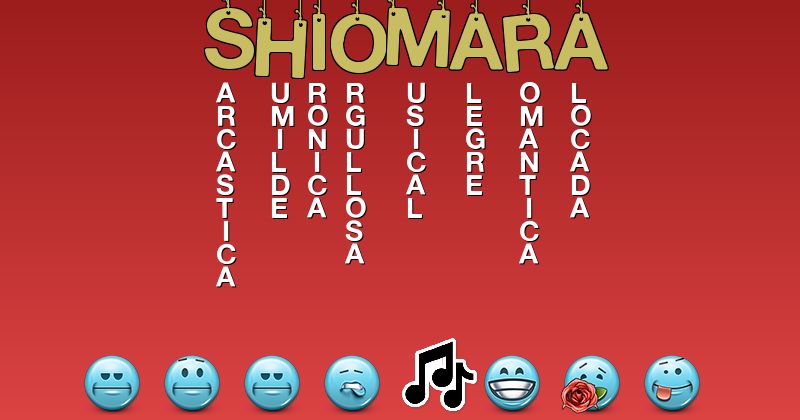 Emoticones para shiomara - Emoticones para tu nombre