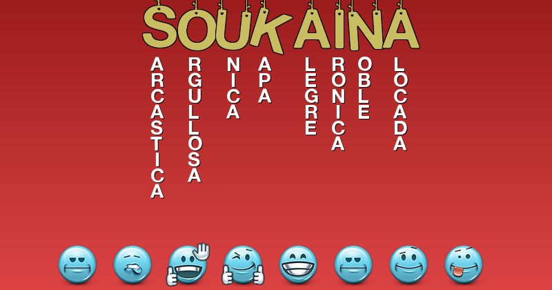 Emoticones para soukaina - Emoticones para tu nombre