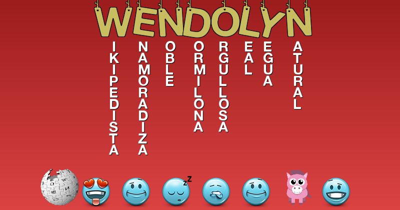 Emoticones para wendolyn - Emoticones para tu nombre