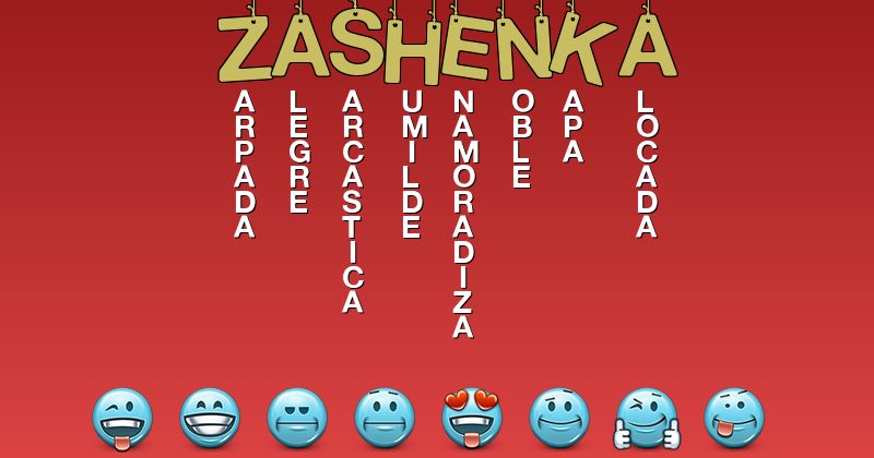 Emoticones para zashenka - Emoticones para tu nombre