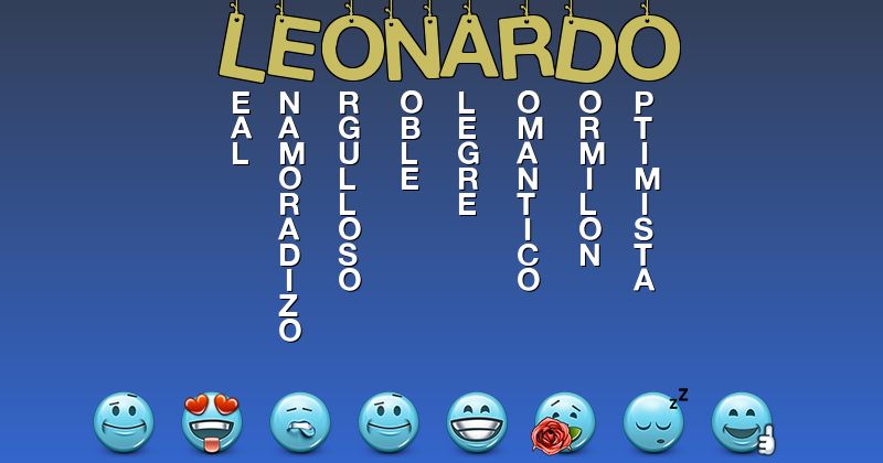 Emoticones para leonardo - Emoticones para tu nombre