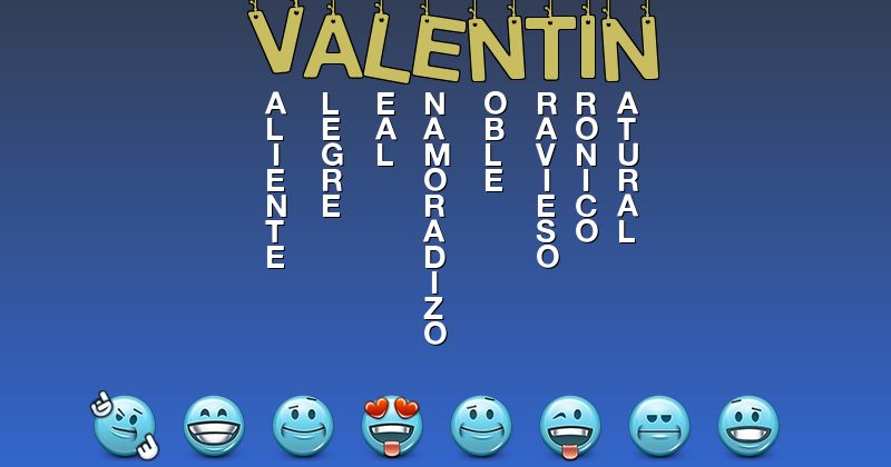 Emoticones para valentin - Emoticones para tu nombre