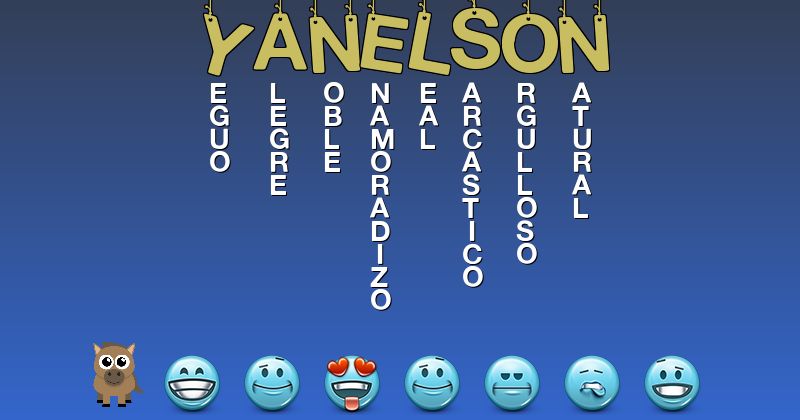 Emoticones para yanelson - Emoticones para tu nombre