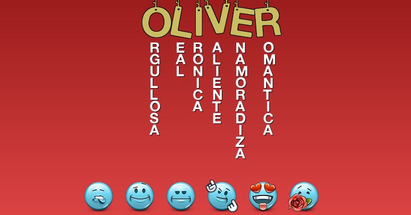 Emoticones para Óliver - Emoticones para tu nombre