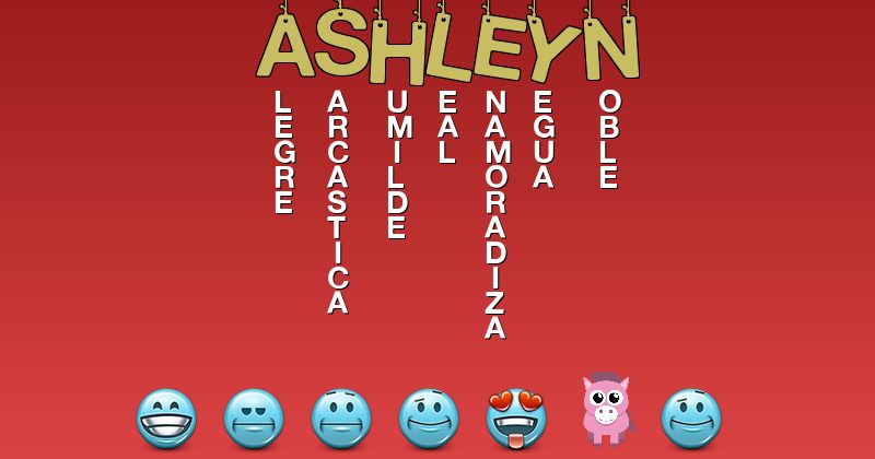 Emoticones para ashleyn - Emoticones para tu nombre