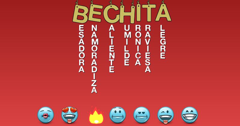 Emoticones para bechita - Emoticones para tu nombre