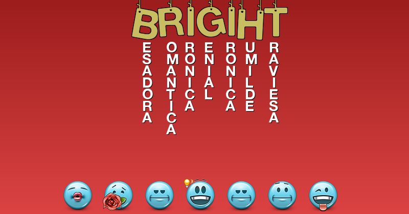 Emoticones para brigiht - Emoticones para tu nombre