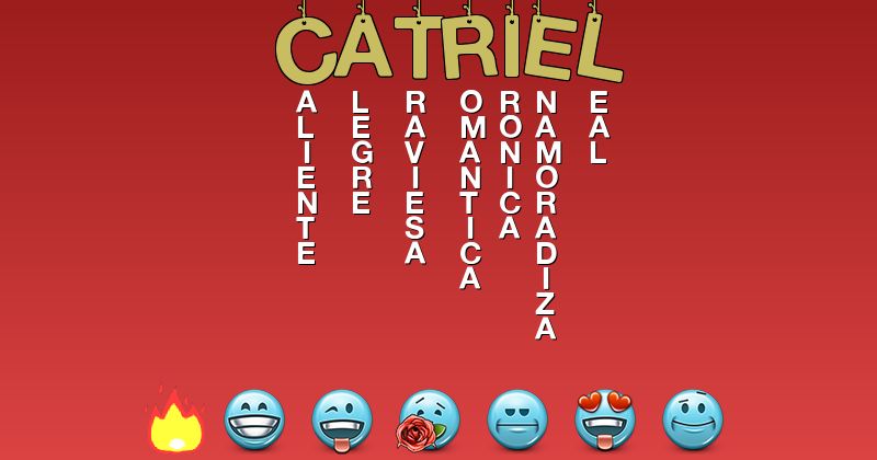 Emoticones para catriel - Emoticones para tu nombre