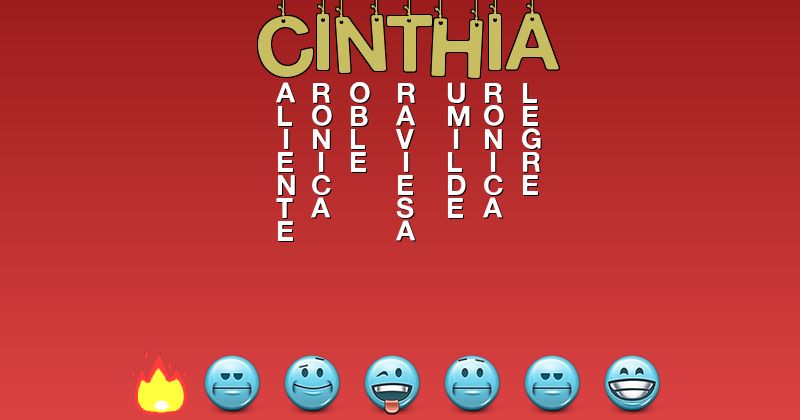 Emoticones para cinthia - Emoticones para tu nombre