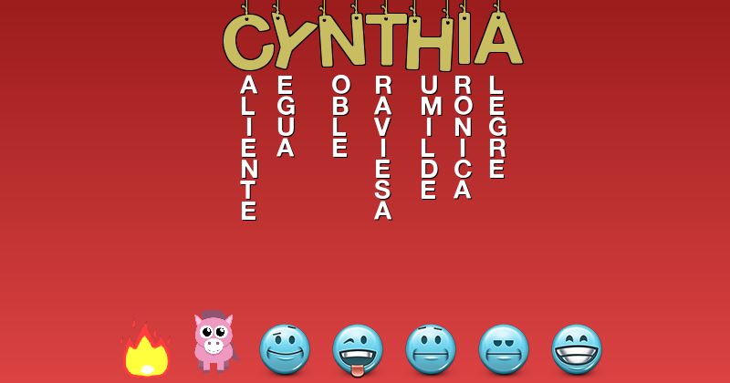 Emoticones para cynthia - Emoticones para tu nombre