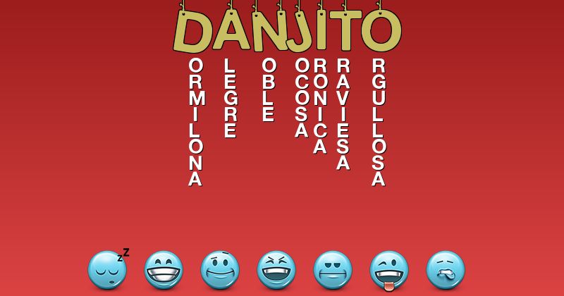 Emoticones para danjito - Emoticones para tu nombre