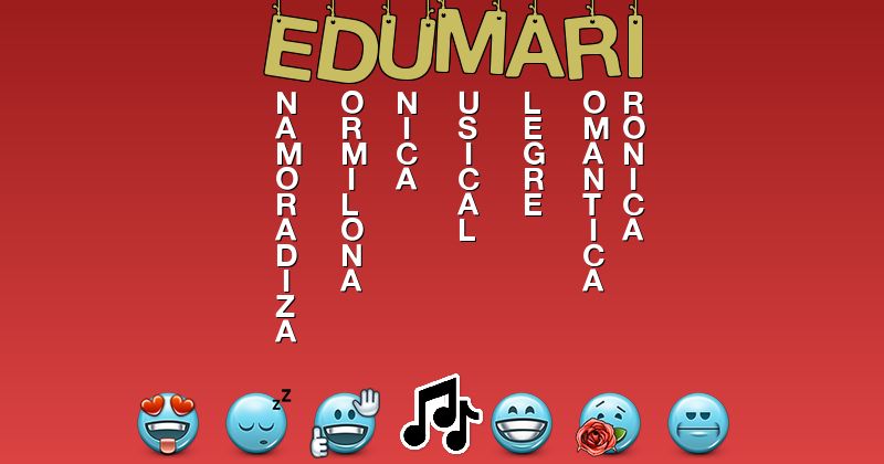 Emoticones para edumari - Emoticones para tu nombre