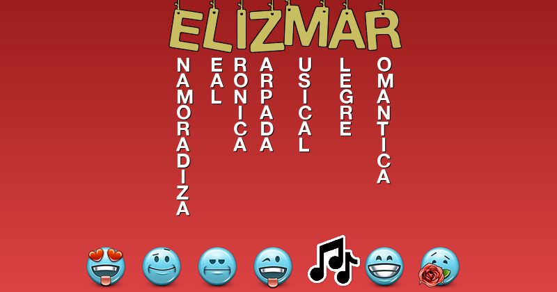 Emoticones para elizmar - Emoticones para tu nombre