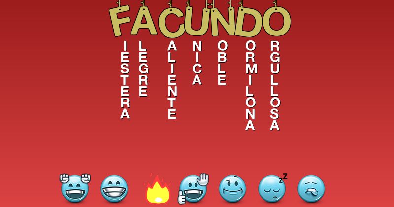 Emoticones para facundo - Emoticones para tu nombre