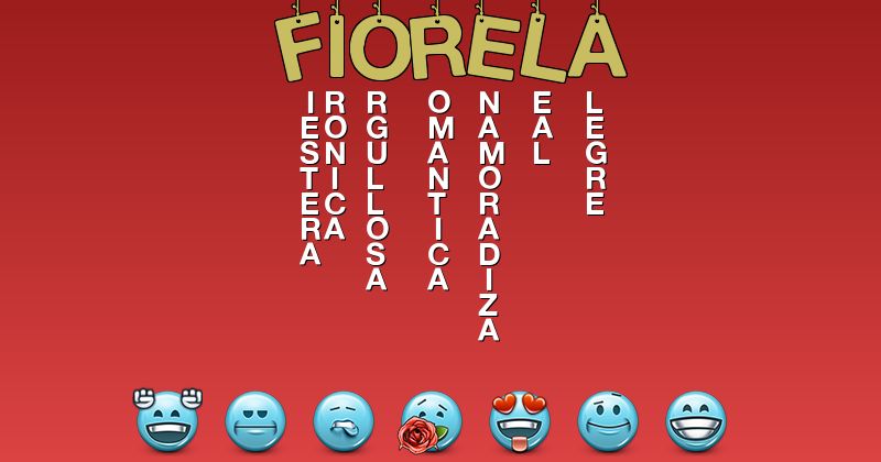 Emoticones para fiorela - Emoticones para tu nombre