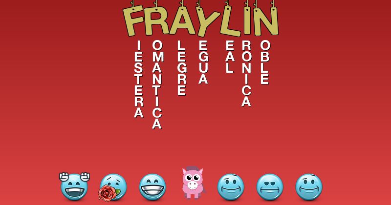 Emoticones para fraylin - Emoticones para tu nombre