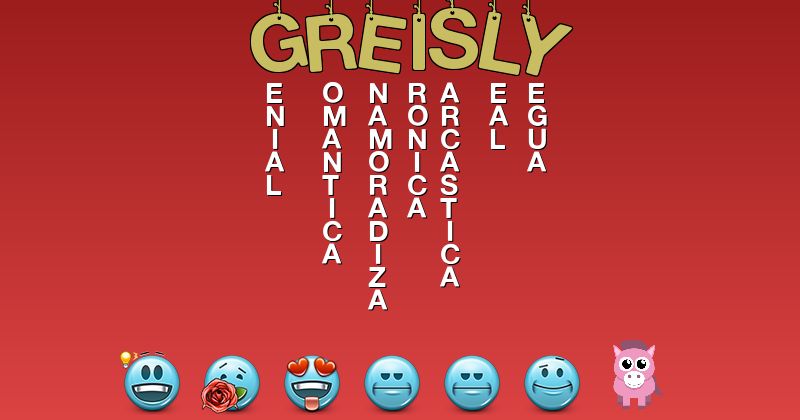 Emoticones para greisly - Emoticones para tu nombre