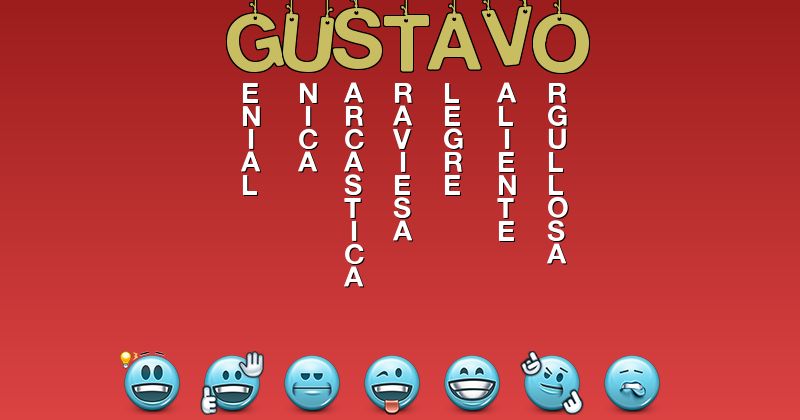 Emoticones para gustavo - Emoticones para tu nombre