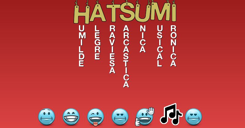 Emoticones para hatsumi - Emoticones para tu nombre