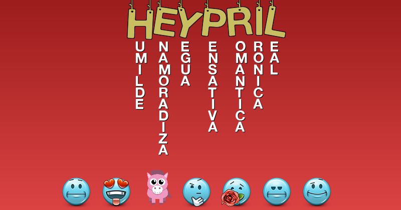 Emoticones para heypril - Emoticones para tu nombre