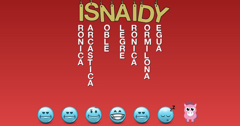 Emoticones para isnaidy - Emoticones para tu nombre