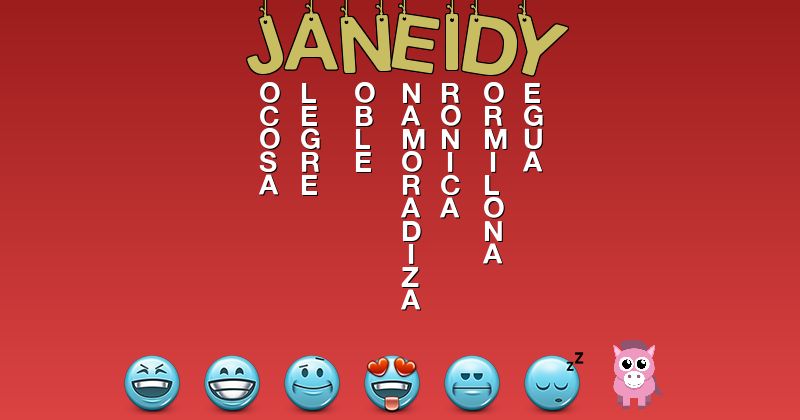 Emoticones para janeidy - Emoticones para tu nombre