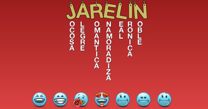 Emoticones para jarelin - Emoticones para tu nombre