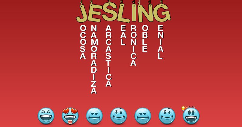 Emoticones para jesling - Emoticones para tu nombre