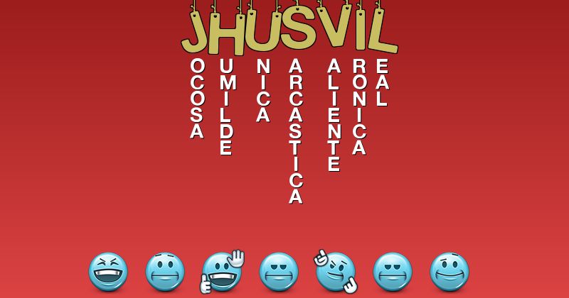 Emoticones para jhusvil - Emoticones para tu nombre