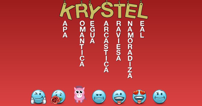 Emoticonos Que Describen A Krystel Emoticones Para Tu Nombre My Xxx Hot Girl 4482