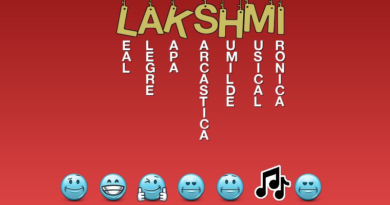 Emoticones para lakshmi - Emoticones para tu nombre