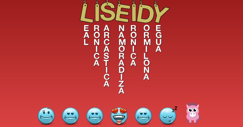Emoticones para liseidy - Emoticones para tu nombre