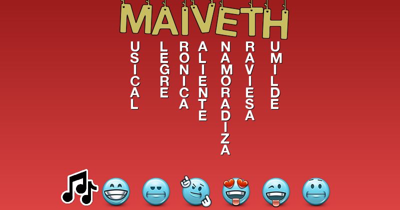 Emoticones para maiveth - Emoticones para tu nombre