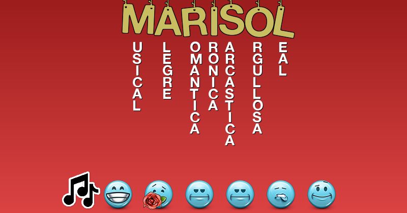 Emoticones para marisol - Emoticones para tu nombre