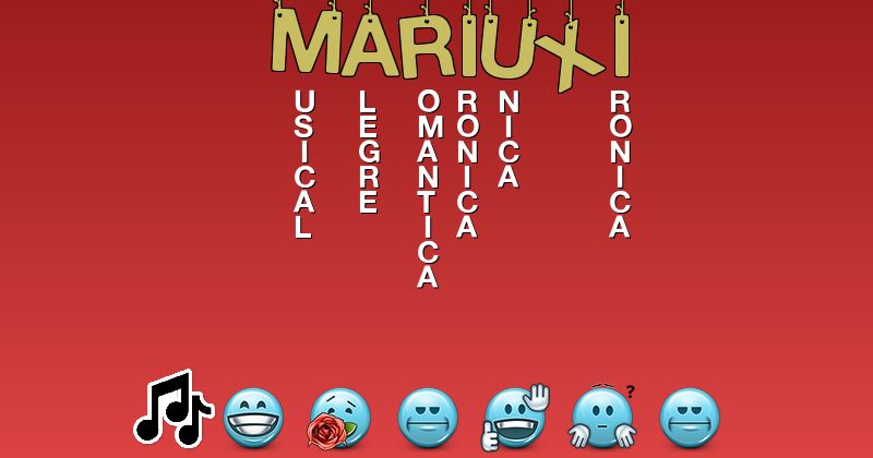 Emoticones para mariuxi - Emoticones para tu nombre