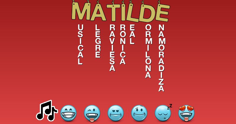 Emoticones para matilde - Emoticones para tu nombre