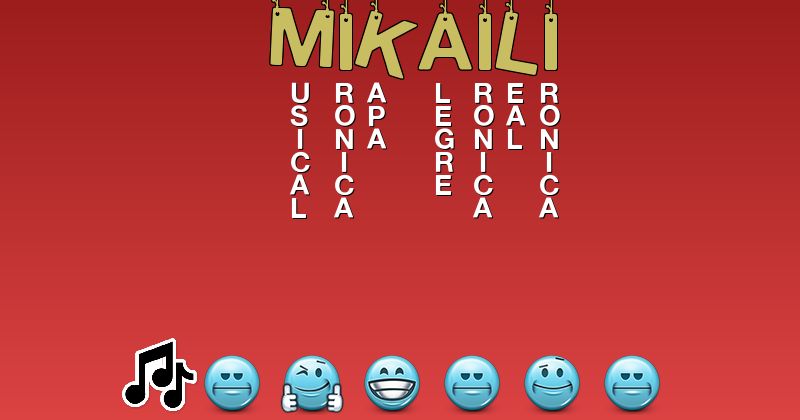 Emoticones para mikaili - Emoticones para tu nombre